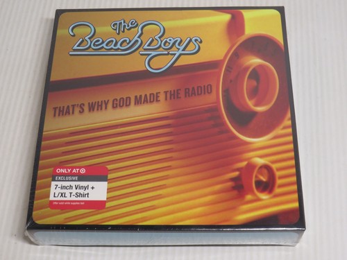 Sealed The Beach Boys Thats Why God Made The Radio 2012 7" Single T-Shirt L/XL