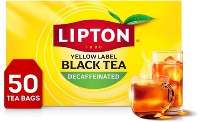 Decaf Bla Tea Bags, Hot or Iced Caffeine Tea, 50 Tea Bags