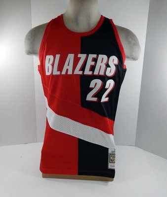 Men Portland Trailblazers Clyde Drexler Swingman Red Jersey Mitchell Ness NWT L