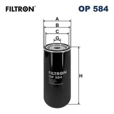 Fits FILTRON OP 584 OIL FILTER
