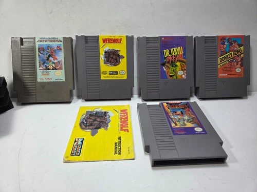 New ListingLot of 5 games   for NES   WORKING