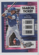 2022 Panini Chronicles Contenders Optic Pink Pulsar Prizm Seiya Suzuki #2 uk2