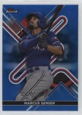 2022 Topps Finest Blue Refractor 43/150 Marcus Semien #98 14ez