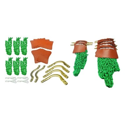 6pcs Web Taschen Billard Mesh Pocket Heavy Duty Snooker Lieferungen leicht zu