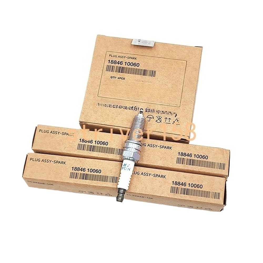 4PCS NEW Spark Plug 1884610060 For Hyundai ACCENT i20 Kia RIO SOUL 1.6L