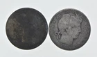 1892-1915 Lot 2 Worn Date 1912-D Barber 90% Half Dollars - Coin Collection *017