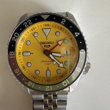 Seiko 5 Sports Yellow Unisex Adults Watch - SSK017