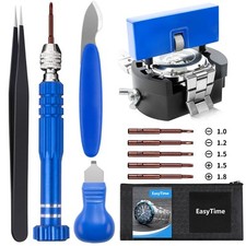 Watch Battery Replacement Tool Kit: EasyTime Professional Watch Repair Toolki...