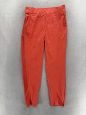 Athleta Brooklyn Mid Rise Ankle Pants Womens 6 Orange Featherweight Stretch Yoga