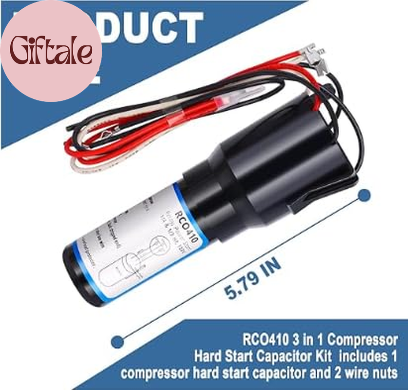 Rco410 3 in 1 Compressor Hard Start Capacitor Kit for
