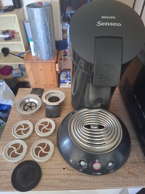 Philips Senseo Kaffeepadmaschine HD 7810 Schwarz  Gereinigt