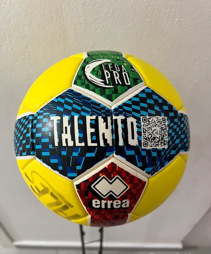 Pallone Da Calcio ERREÀ STREAM X TRAINING PRO, Misura 4, Multicolore Bianco Blu Ciano