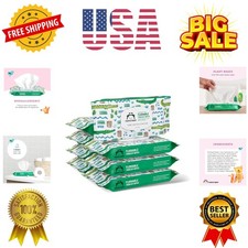 Amazon Brand - Flushable Toddler Toilet Wipes, Unscented, Fragrance Free, Hyp...