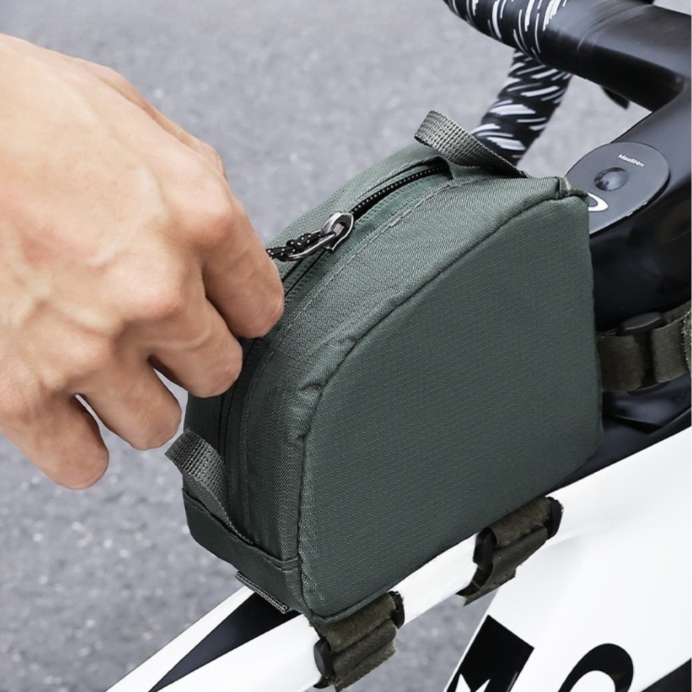 Mountainbike Rennrad Oberrohrtasche 06 Liter Fassungsverm?gen leichtes Nylon Po foto 2