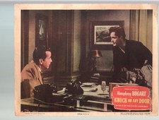 Knock On Any Door- Humphrey Bogart-John Derek-11x14-Color-Lobby Card