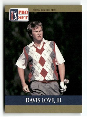 1990 Pro Set PGA Tour #56 Davis Love III