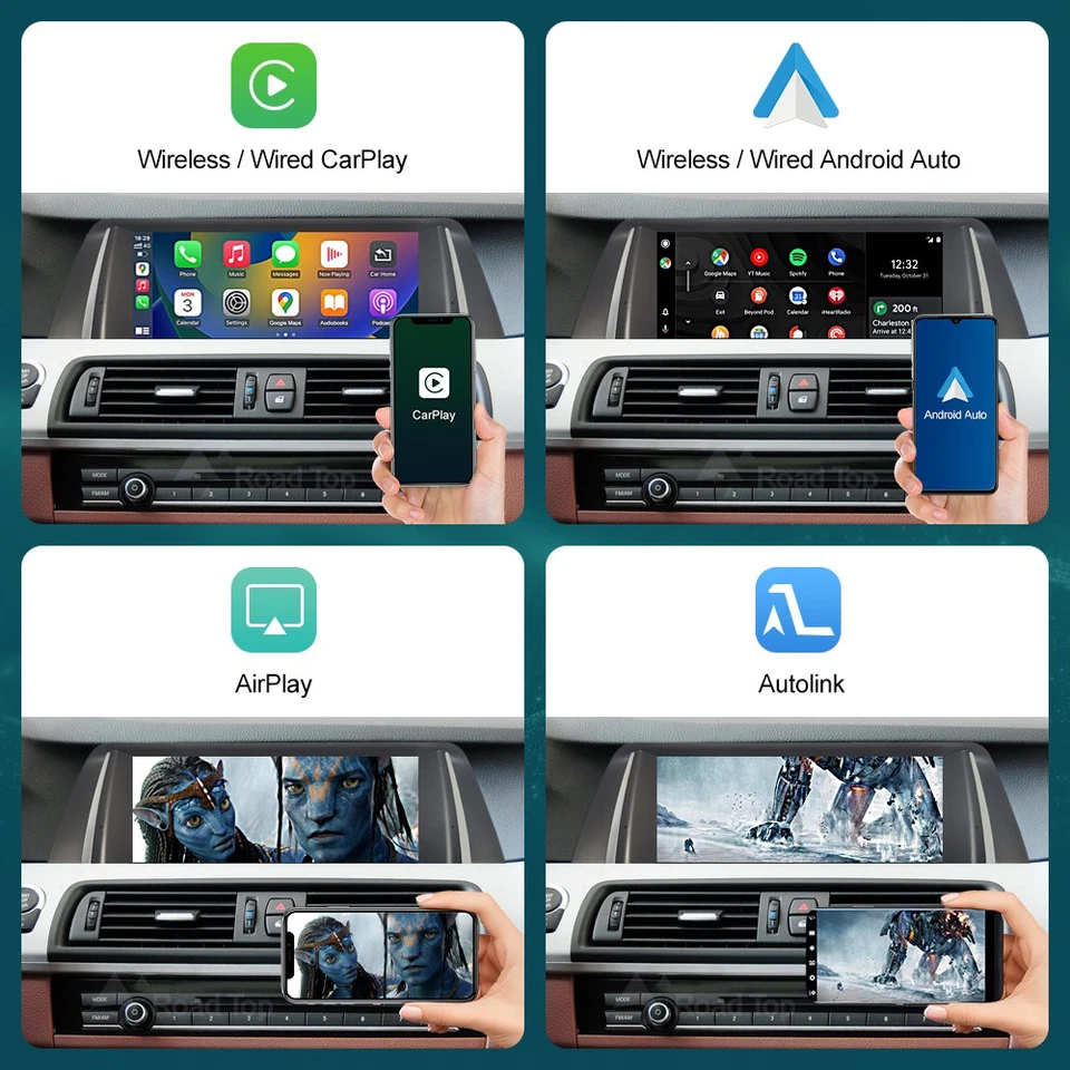 10.25"CarPlay Android Auto Multimedia Touch Screen Car For BMW 5 Series F10 F11 - Bild 4 von 4