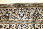 10X7 1960's EXQUISITE SIGNED ISFAHANIAN 200+KPSI HAND KNOTTED WOOL KASHANN RUG — photo 5