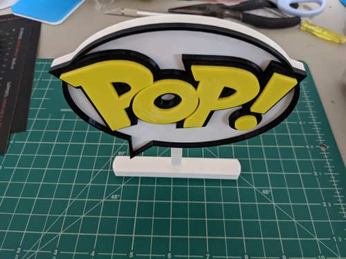 POP Funko Display Sign 3D Printed Shelf Dorbz Wobblers Multicolor Multi-color - Picture 3 of 4