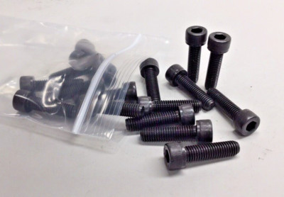 YFS CDC08030-17 Socket Head Cap Screw M8-1.25 x 30mm 12.9(Pack of 17)Black Plain