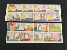 #Q02 LOLLY by Pete Hansen Lot of 3 Sunday Quarter Page Comic Strips 1978