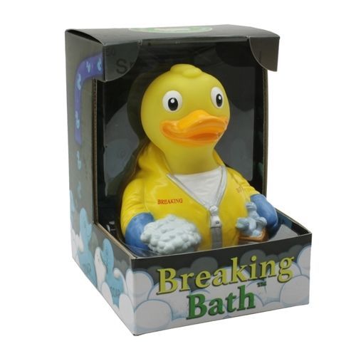 CelebriDucks Breaking Bath Rubber Duck Quacker MIB-Includes FREE value guide! - 第 1/4 張圖片