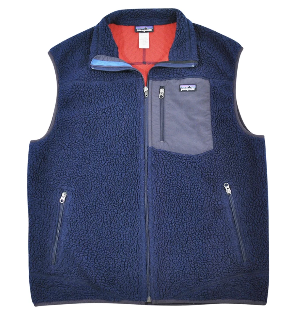 Patagonia Vest Mens Blue Fleece Outdoors Winter Zip Pile Size Large
Opens in a new window or tab