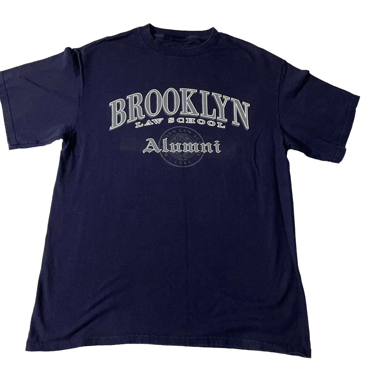 Vintage Brooklyn Law School Shirt Sz L Alumni Tee College T shirt New York RARE