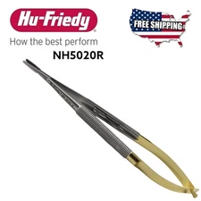 HU FRIEDY Straight Castroviejo Perma Sharp Needle Holder, 14 cm (5.5") NH5020R