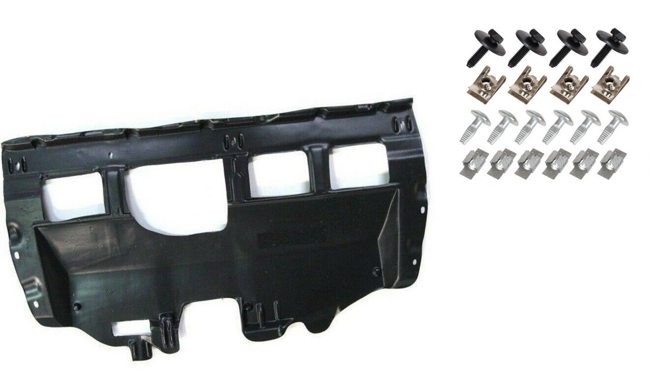 Protection sous moteur Peugeot 207 2006 cache carter inférieur plastique avec fixations