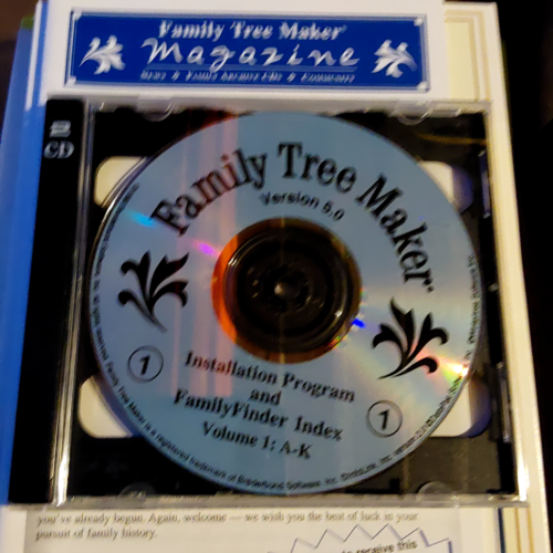 Family Tree Maker Version 5 10-CD Gift Set PC WIN 95/98 Broderbund NEW - Picture 6 of 13