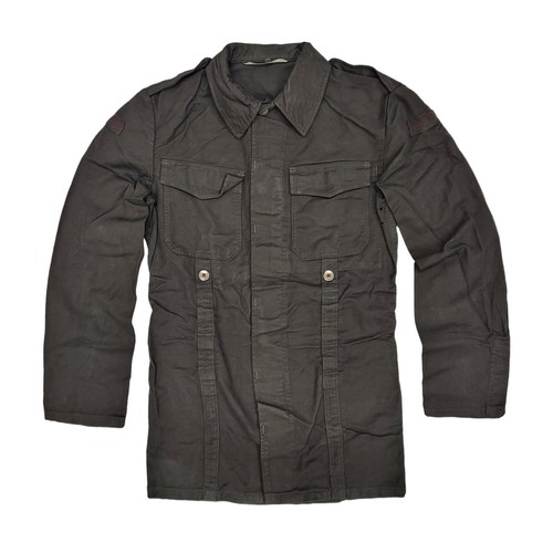 Army Jacket Original German Moleskin Bundeswehr Vintage Surplus Cotton Coat Dyed