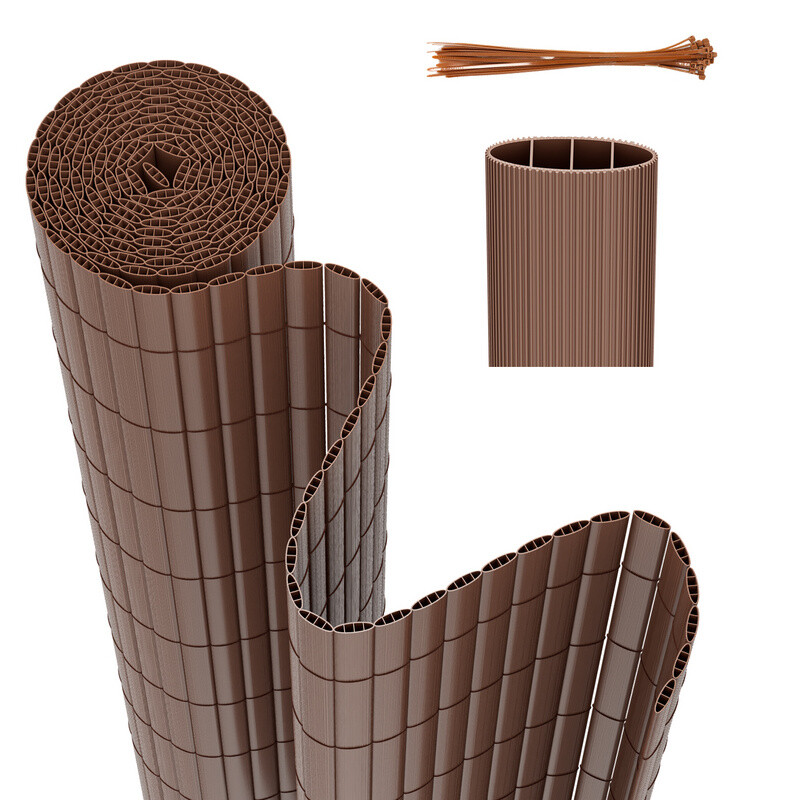 Grindi Balkon Sichtschutzmatte 100x500 Cm – PVC, Windfest, Für Mehr Privatsphäre Auf Balkon & Terrasse