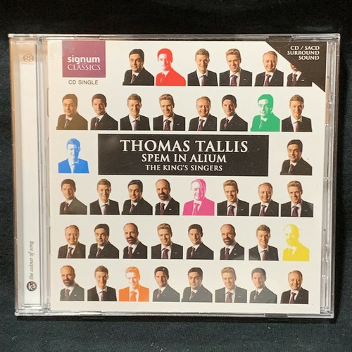 Signum Singer THOMAS TALLIS - Spem In Alium - King's Singers - SIGNUM SACD / CD ...