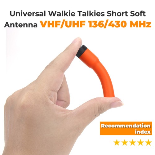 Mini Soft Antenna SF20 Dual Band UHF/VHF SMA-F Female For Baofeng Kenwood Radios - 第 5/12 張圖片