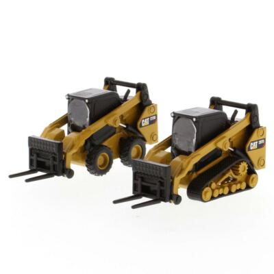 CAT 272D2 Skid Steer Loader and CAT 297D2 Compact Track Loader 1:64 - DM 85693