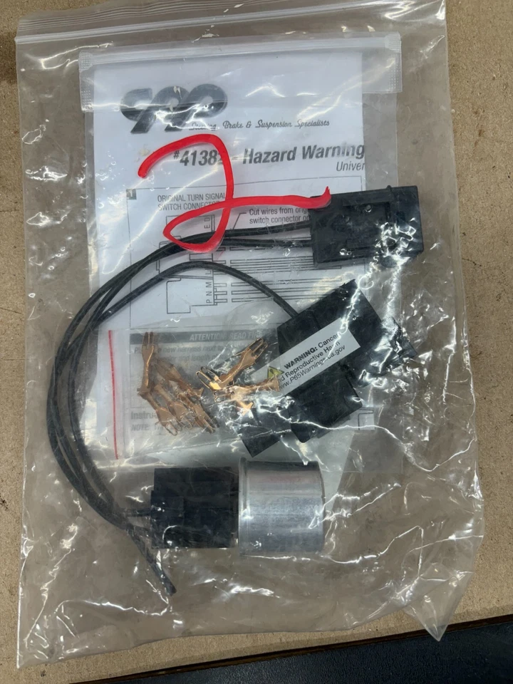 PIEZAS COLUMNA DIRECCIÓN CPP INCLINABLE CHEVROLET INTERMITENTE ARNÉS ADAPTADOR RELÉ 41382 PIG Foto 2 de 4