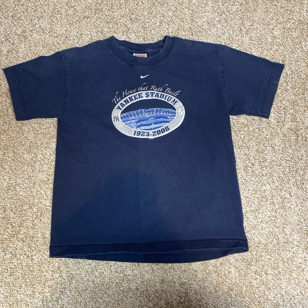 Vintage Team Nike New York Yankee T Shirt Youth Boys Size Large eBay