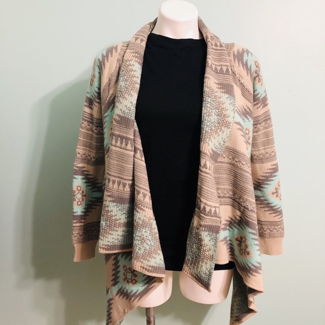 womens aztec cardigan sweater