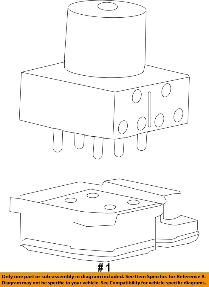 Used ABS Pump and Motor Assembly fits: 2014 Chevrolet Malibu Assembly Grade A — 第 4/4 张图片