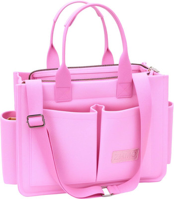 Tote Bag for New Upgrade Plus Pink With Compartments and Side Cup Holders