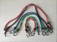 New 6pc Bungee Bungie Cord Tie Down Straps  Assortment Set 12" 18" & 24" 