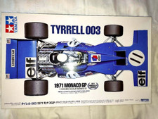Tamiya Tyrrell 003 1971 Monaco GP 1:12 Model Kit - Blue (12054