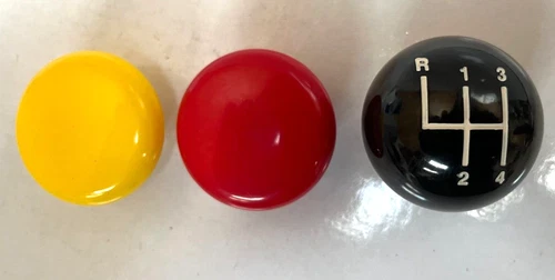 Land Rover Series 3 Gear Lever Knob Set X 3 (pn 576316, BR 2094 & 219521)