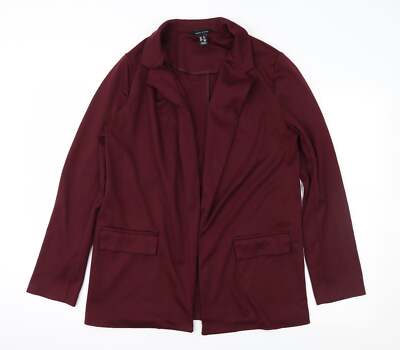 New Look Damenjacke rot Größe 10