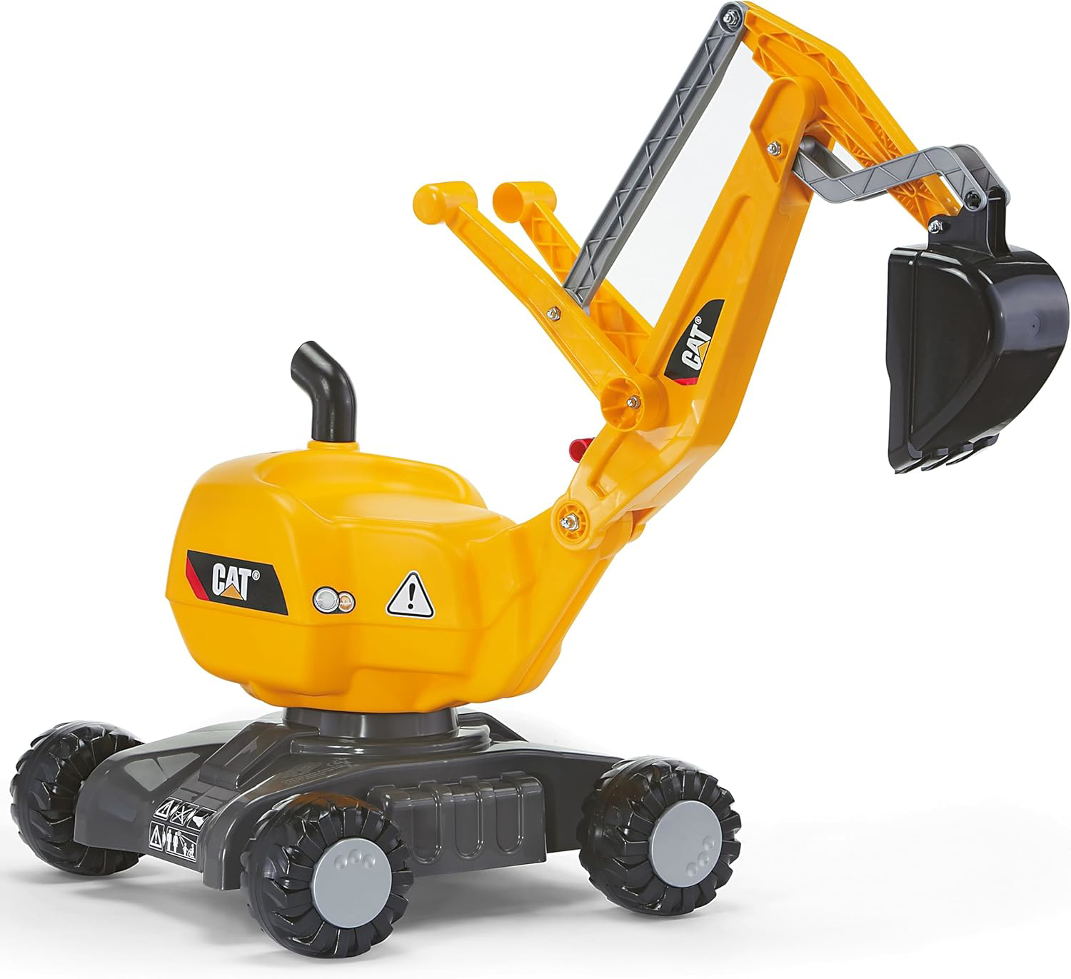 Rolly toys CAT Construction Ride-On: 360-Degree Excavator/Shovel Digger, Youth ,