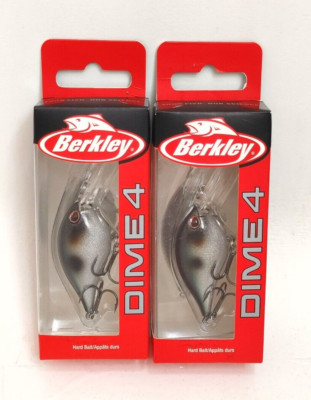 (2) Berkley Dime 4 Crankbait Fishing Lures Lot of 2 - Pixie Dust