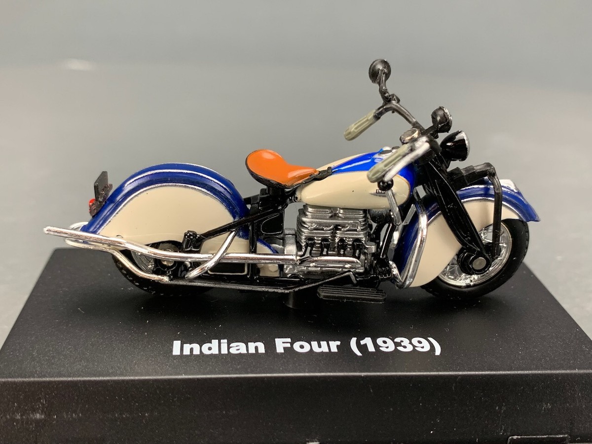 New Ray Indian 1:32 Diecast /Plastic Indian Four (1939) Cream