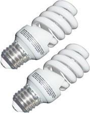 13 Watt CFL Light Bulb 60 Watt Soft White 2 Count Pack of 1 ,