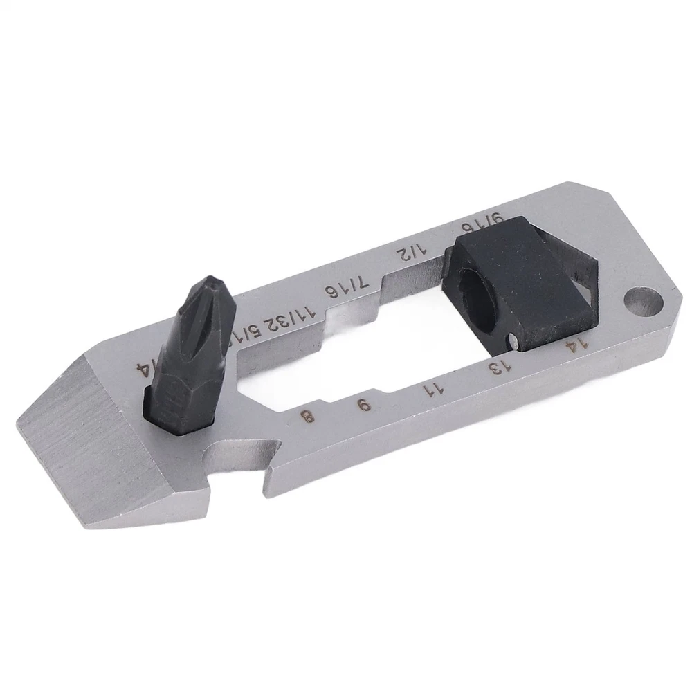 Multi-tool 7 In 1 Screwdriver Bottle Opener Wrench Keychain Hand Tool Outdoor